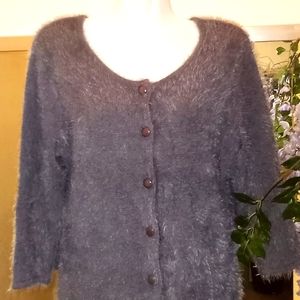 New York & Company Gray Cardigan Sweater